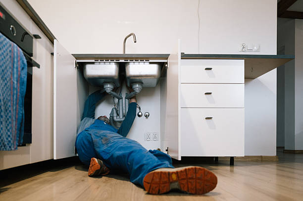 Professional Drain Cleaning technician working in Reading, PA